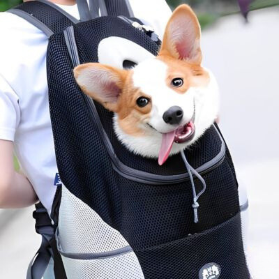 Sac de transport pour chien BaladeBuddy® – Biscotte et Gaufrette