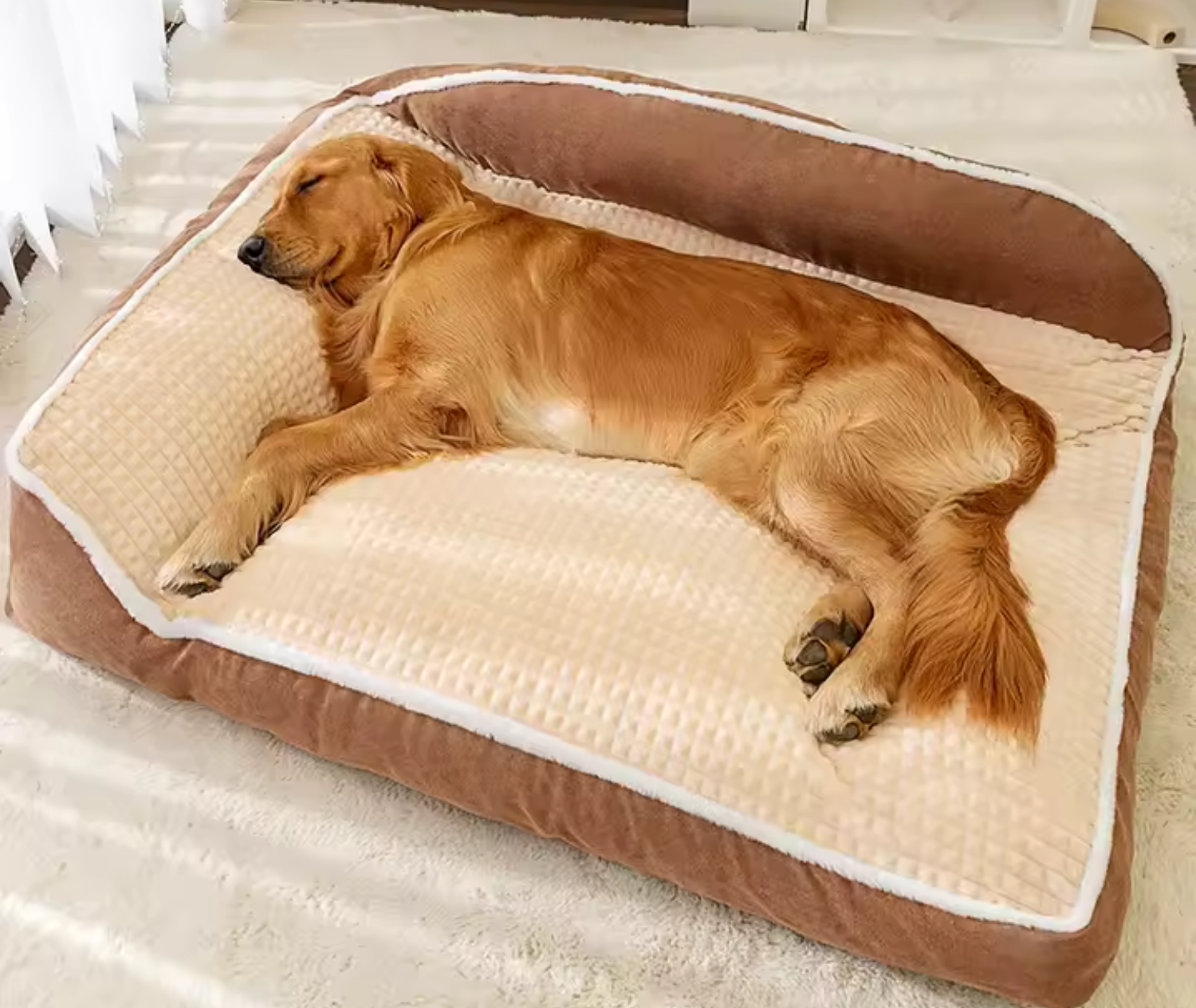 panier pour chien ComfortNest – couchage ultra confortable et apaisant