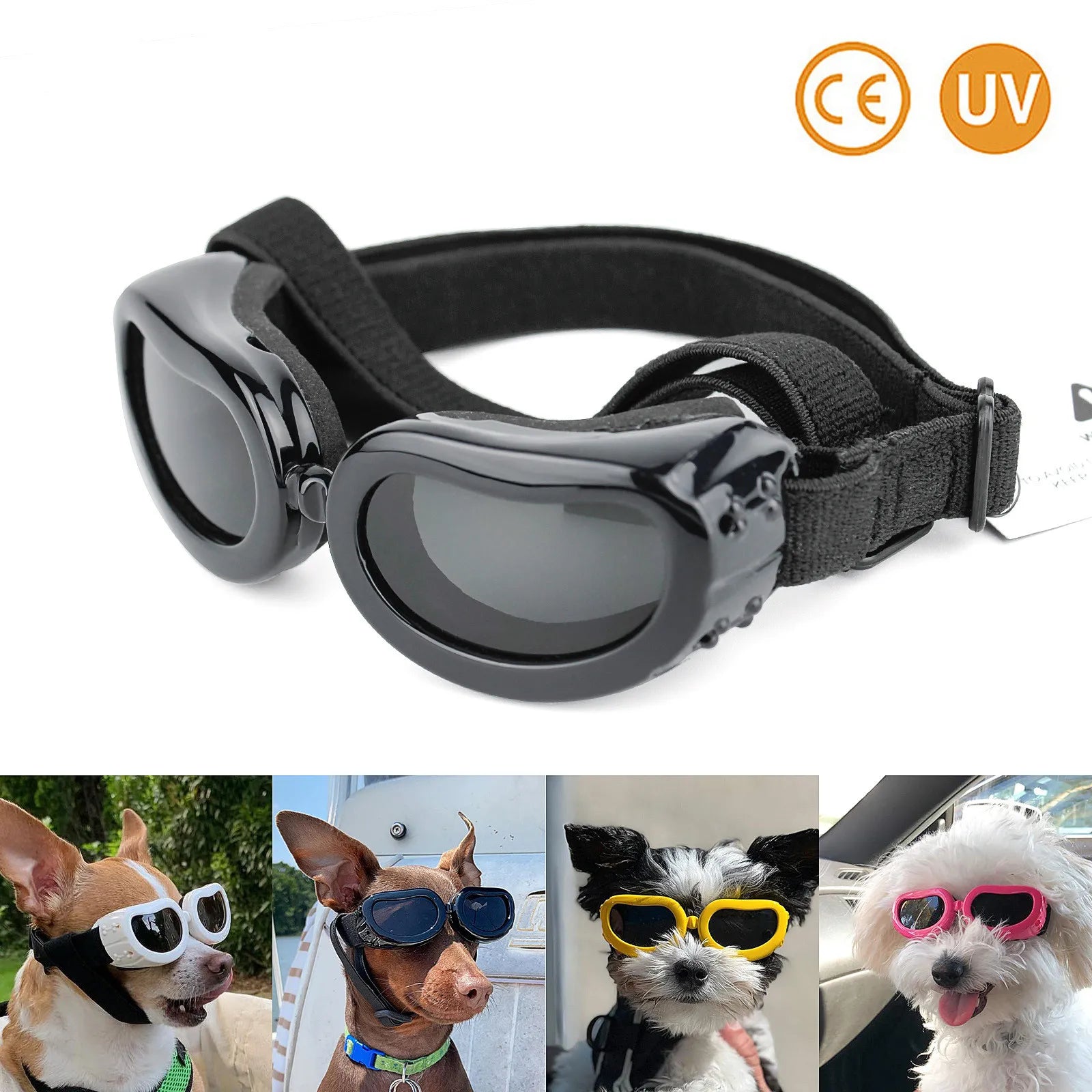 PupShades™ - Lunettes de Soleil Protectrices pour Chiens de Petite Race