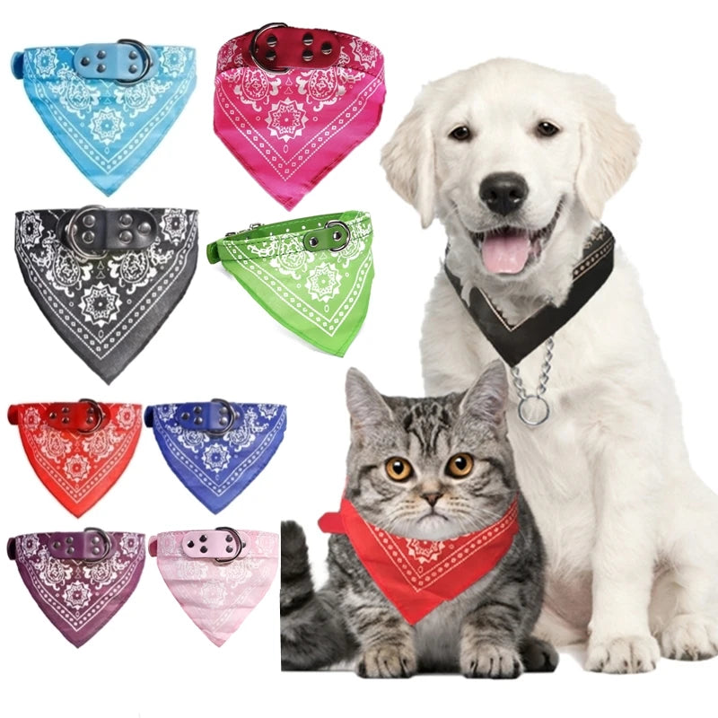 FashionPaws™ - Collier Bandana Élégant pour Chiens et Chats