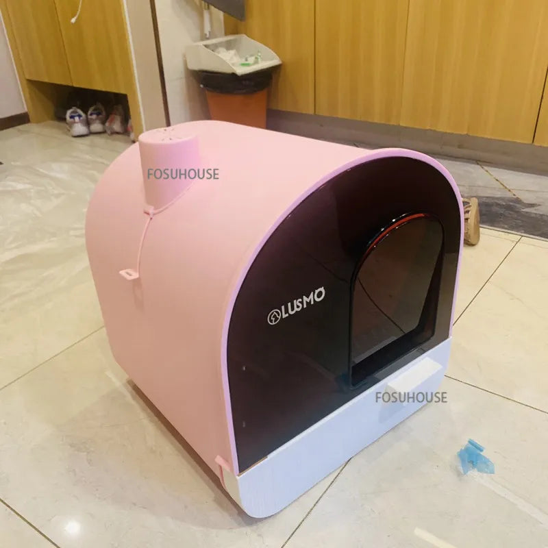 Maison de toilette pour Chat Entièrement Fermée avec Filtre Anti-Odeurs - Grand Confort et Hygiène Supérieure