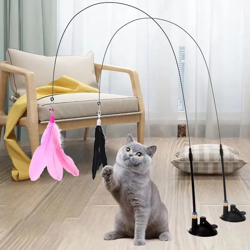 FeatherFrenzy - Le Compagnon de Jeu Volant pour Chats