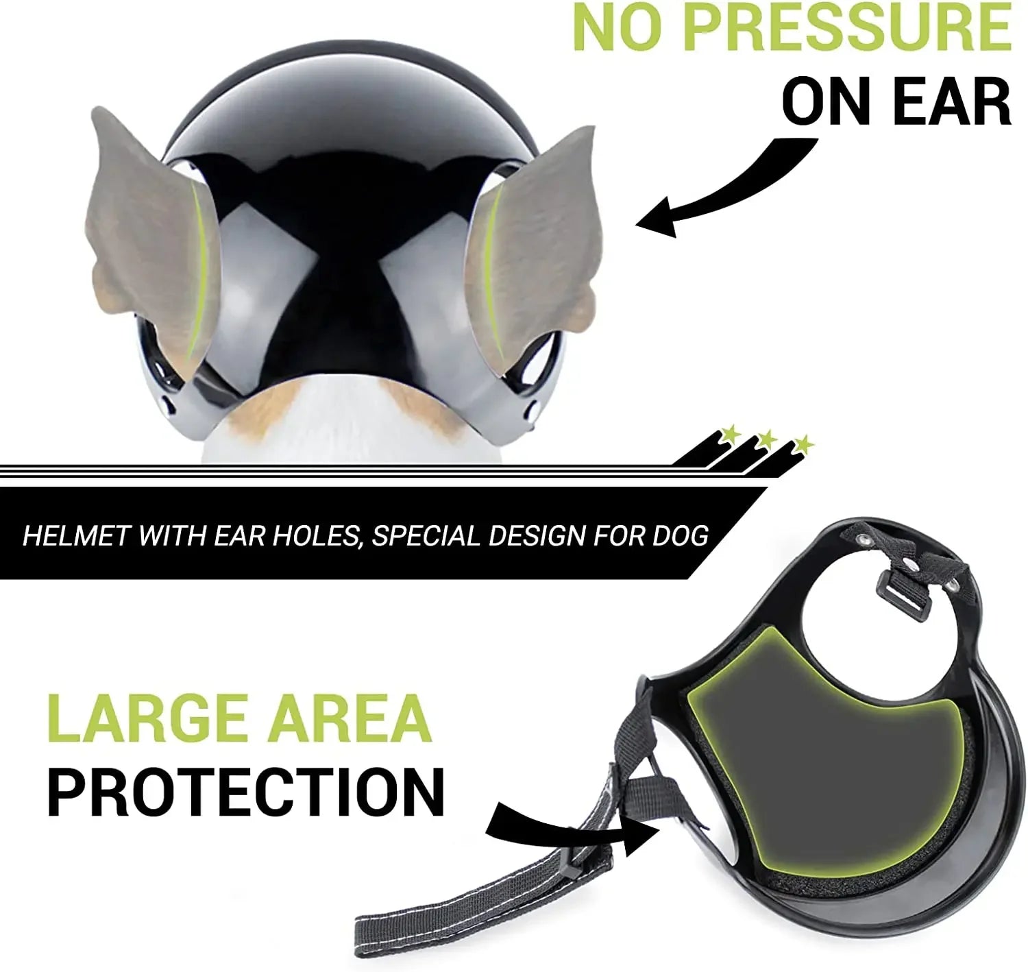 AdventureGear™ - Ensemble Casque et Lunettes de Protection pour Chiens