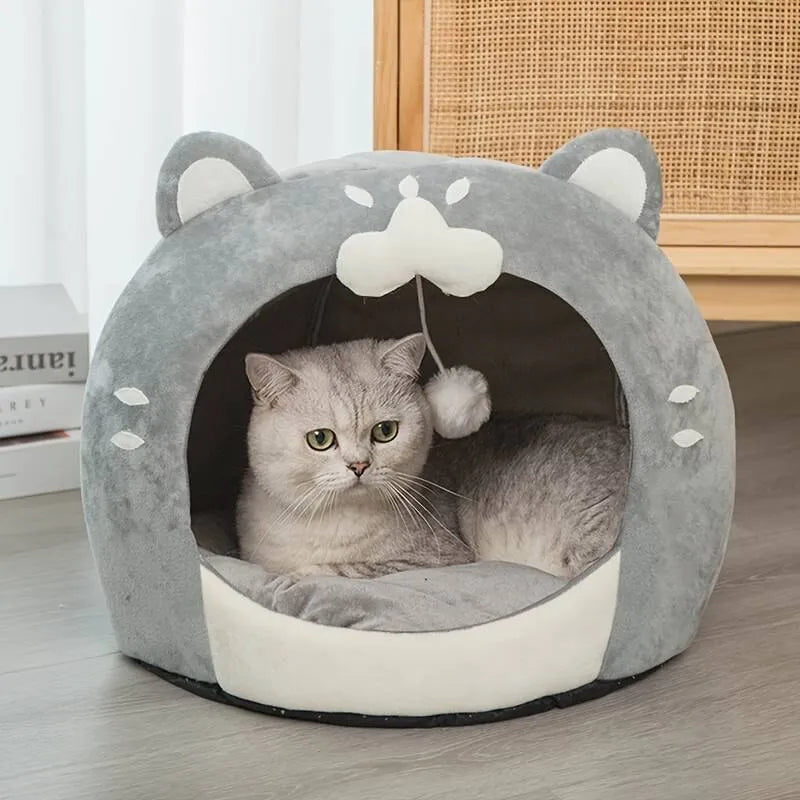 Lit Douillet pour Chat et Petit Chien - Confort Extra avec Coussin Moelleux